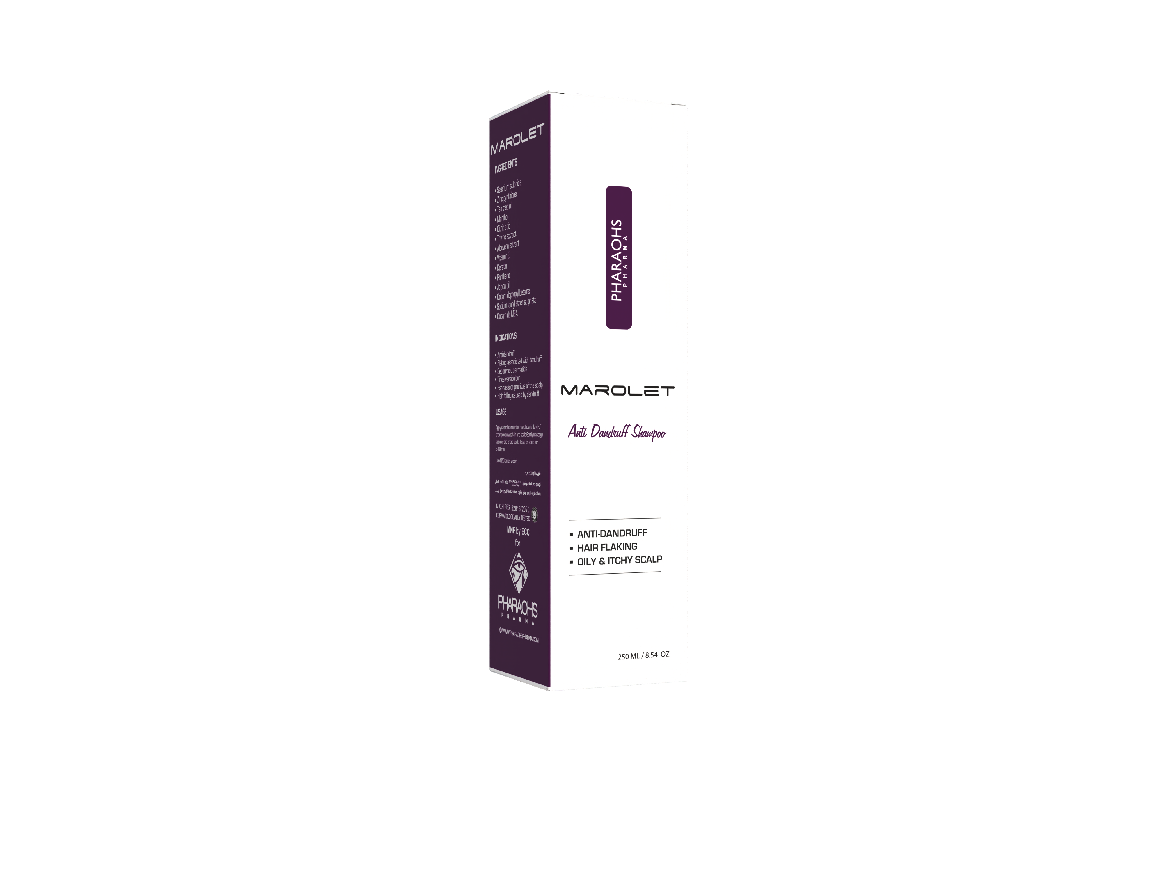 Marolet Anti-Dandruff Shampoo (250ml)